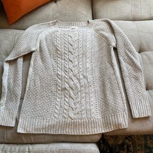 Cable knit sweater